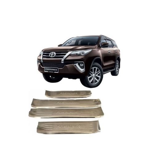 ỐP NẸP BƯỚC CHÂN TRONG INOX DÀNH CHO XE TOYOTA FORTUNER