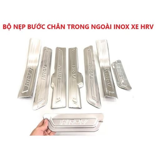 BỘ ỐP CHÂN TRONG NGOÀI INOX DÀNH CHO XE HRV