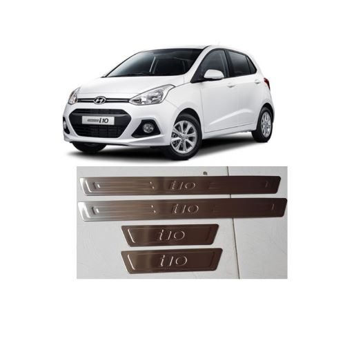 BỘ NẸP BƯỚC CHÂN NGOÀI INOX DÀNH CHO XE HYUNDAI i10 -2019