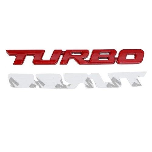 TEM DECAL CHỮ NỔI 3D TURBO