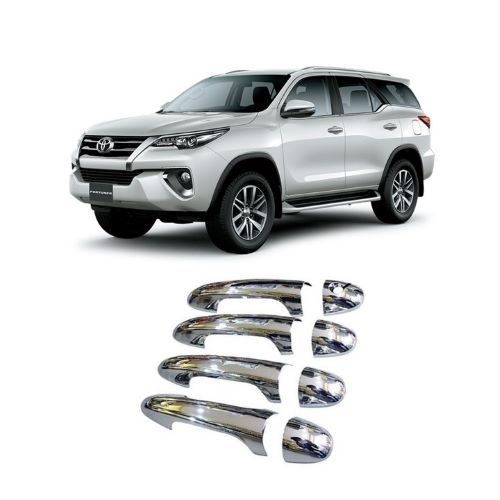 BỘ ỐP TAY CỬA MẠ CROM DÀNH CHO XE TOYOTA FORTUNER 2017-2019