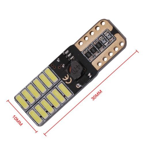 BỘ 02 BÓNG ĐÈN LED T10-4014 - 24 LED 12V