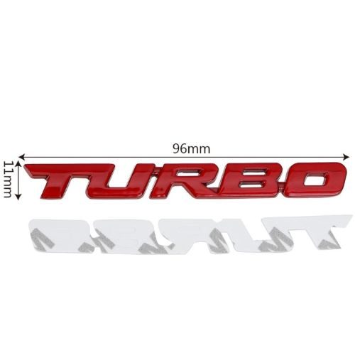 TEM DECAL CHỮ NỔI 3D TURBO