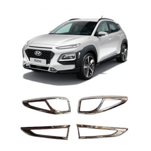 BỘ VIỀN ĐÈN SAU MẠ CROM DÀNH CHO XE HYUNDAI KONA 2019