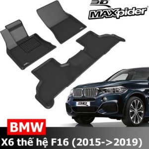 THẢM LÓT SÀN XE BMW X6 CHÍNH HÃNG 3D MAXPIDER KAGU 2015-2019