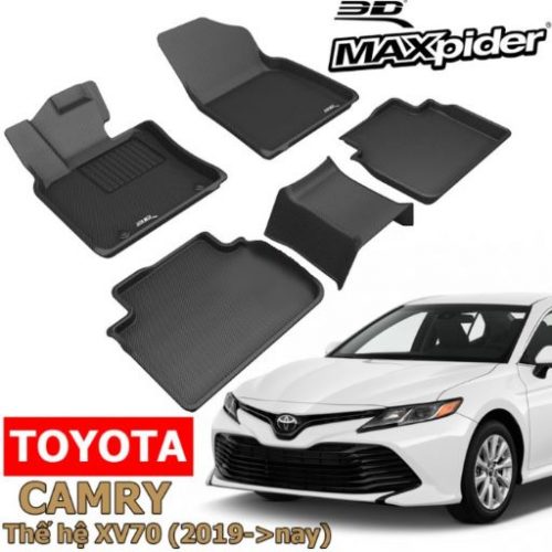 THẢM LÓT SÀN XE TOYOTA CAMRY CHÍNH HÃNG 3D MAXPIDER KAGU 2019-2022