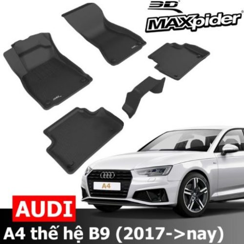 THẢM LÓT SÀN XE AUDI A4 CHÍNH HÃNG 3D MAXPIDER KAGU 2017-2022