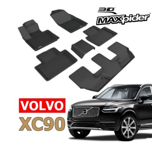 THẢM LÓT SÀN VOLVO XC90 CHÍNH HÃNG 3D MAXPIFER KARU 2015-2023