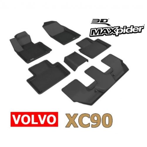 THẢM LÓT SÀN VOLVO XC90 CHÍNH HÃNG 3D MAXPIFER KARU 2015-2023