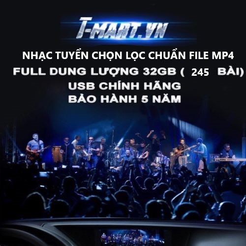 USB 32G PHÁT NHẠC TUYỂN CHỌN LỌC FILE MP4 GỒM 245 DVD (FULL HD )